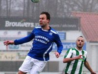 003 2016 Genemuiden SDC Putten  10-12-2016: Voetbal: SC Genemuiden v SDCP: Genemuiden / Martijn Duits (l) of Putten, Omar Kavak (r) of Genemuiden; : Sportclub Genemuiden, SDC Putten, Martijn Duits, Omar Kavak